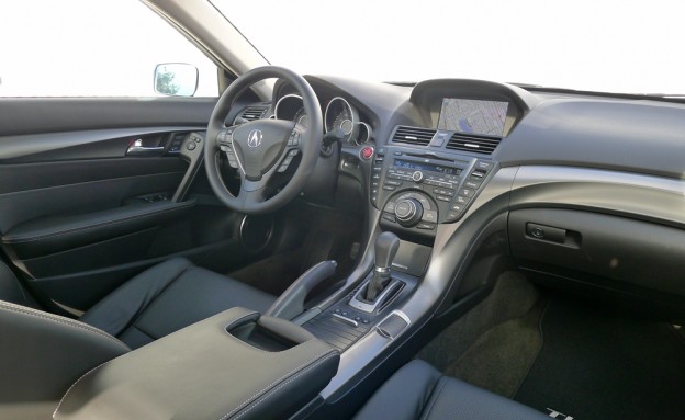 An interior view of a 2013 Acura TL SH-AWD