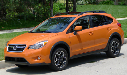 A three-quarter front view of the 2013 Subaru XV Crosstrek 2.0i Limited