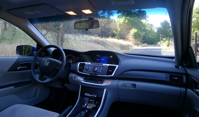 An interior view of the 2013 Honda Accord EX Sedan