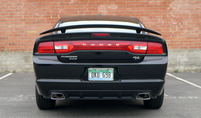 A rear view of the 2013 Dodge Charger R/T AWD