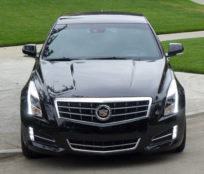 A front view of the 2013 Cadillac ATS 2.0T Premium Collection