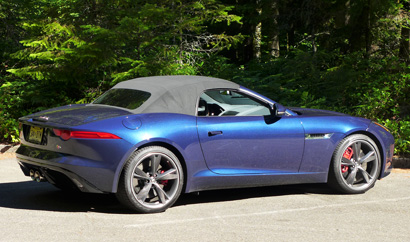 A side view of the 2014 Jaguar F-TYPE S