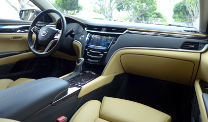 The interior of the 2013 Cadillac XTS AWD Premium Collection