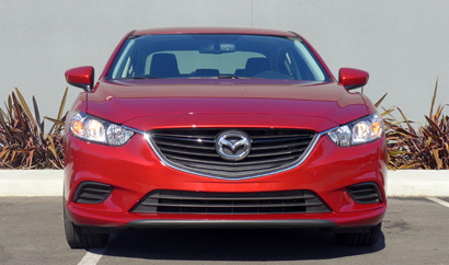 A front view of the 2014 Mazda 6 Touring