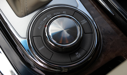 The Infiniti All-Mode All-Wheel Drive offers changeable four-whee-drive settings for different road conditions