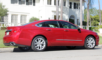A side view of the 2014 Chevrolet Impala 2LTZ