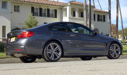 A side view of the 2014 BMW 435i Coupe