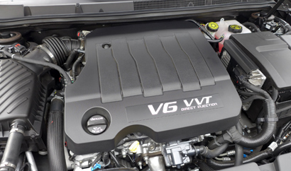 The 3.6-liter V6 of the 2014 Buick LaCrosse Premium