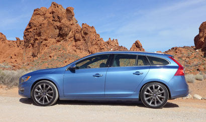 A side view of the 2015 Volvo V60 T5 Drive-E