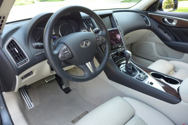Luxurious Interior includes real magnesium shift paddles