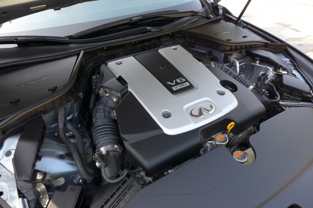 3.7 liter V6 is largely a carryover from earlier Infiniti models