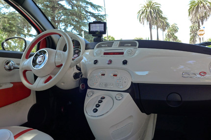 2014 Fiat 500e Fiat 500e Interior Automobiles Gayot