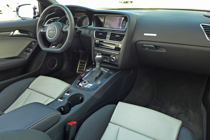 S5 Interior now features black wood and real aluminum inlays.