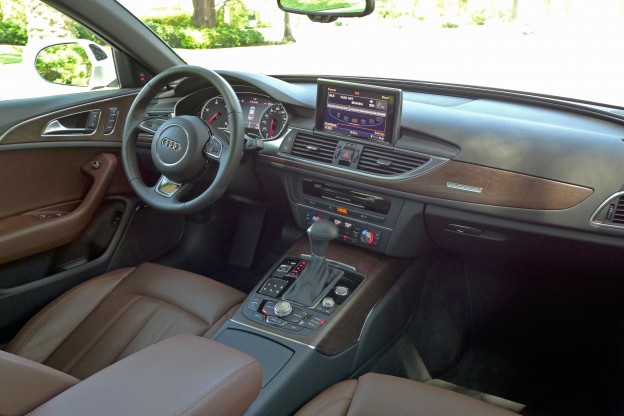 2014 Audi A6 TDI interior and console