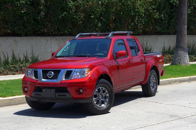 2014 Nissan Frontier Top Three Quarter