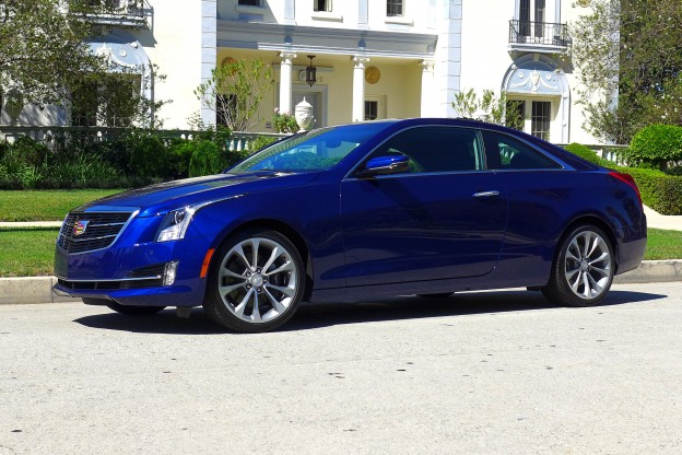 2015 Cadillac ATS Coupe 2.0T front three quarter view