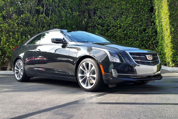 2015 Cadillac ATS Coupe front three quarter view