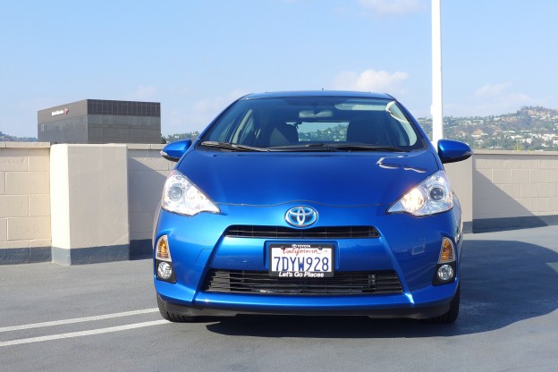 The Prius c's small footprint makes it easy to park in crowded areas