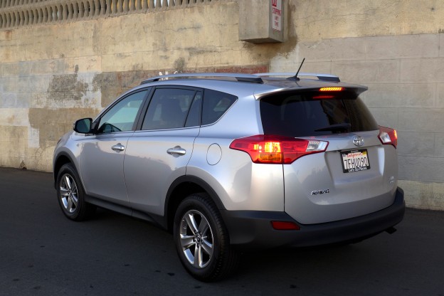 2015 RAV4 rear three quarter