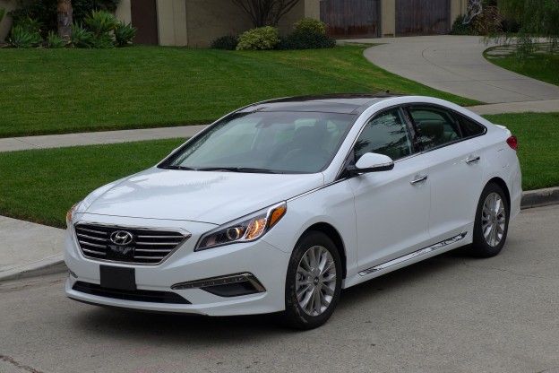 2015 Sonata Three Quarter Top View