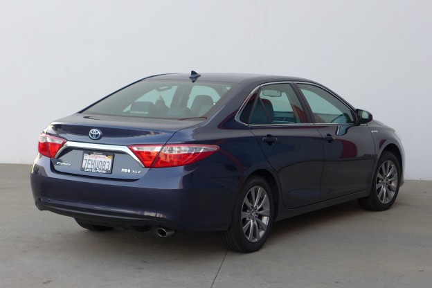 Camry Hybrid rear three quarter