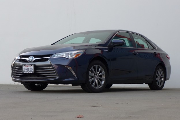 Toyota Camry Hybrid three-quarter front view