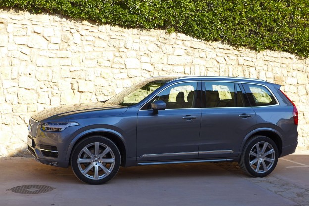 A side view of the Volvo XC90