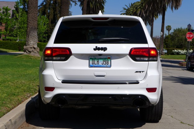 2015 Grand Cherokee SRT rear view