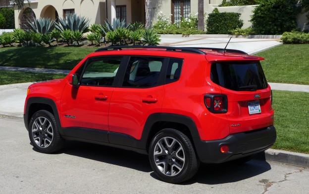 Jeep Renegade Three Quarter Back View