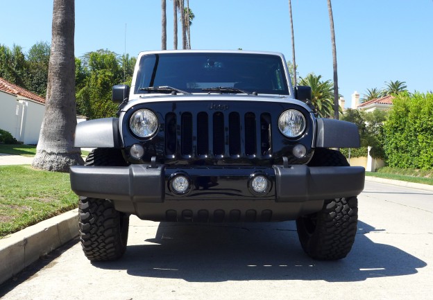 Front view of the 2015 Jeep Wrangler Wiillys Wheeler