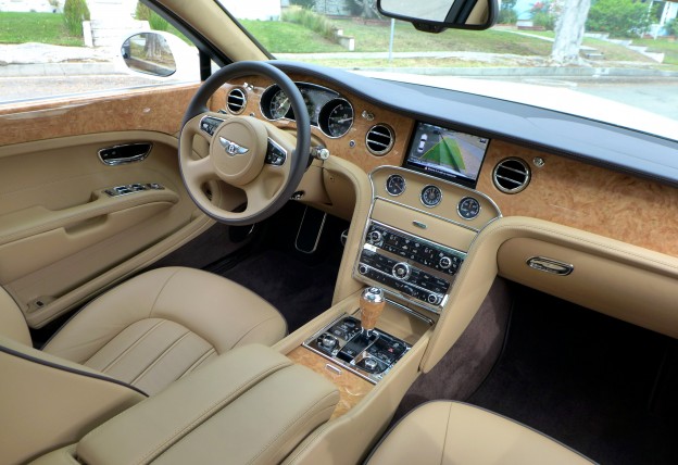 Chestnut interior of the 2016 Bentley Mulsanne