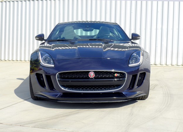 A front view of the 2016 Jaguar F-TYPE S Coupe Manual