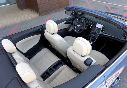 A view of the 2016 Buick Cascada's interior