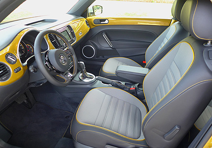 An interior view of the 2016 Volkswagen Beetle Dune