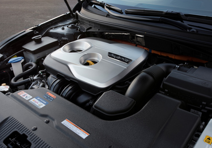 Hybrid engine of the 2016 Hyundai Sonata Plug-In Hyrbid